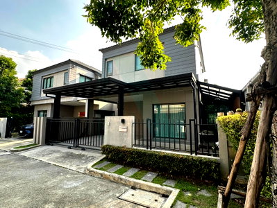 Houses for sale Bang Kruai Nonthaburi : For Sell Twin house V COMPOUND RATCHAPHRUEK - PINKLAO 2-story 2 bedroom 3 bathroom