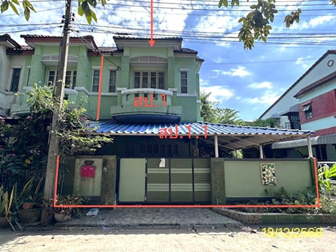 รูป ทาวน์เฮ้าส์ 36 ตร.วา บ้านปาริชาต เมืองปทุมธานี ปทุมธานี 2.2M - รูปที่ 6/14