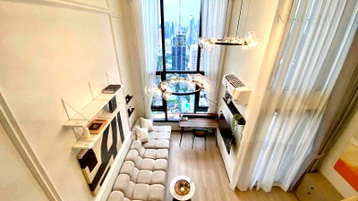 Condos for rent : 🚩 For Rent Condo LIFE RAMA 4-ASOKE Building 1, Floor 35,Duplex, Room size 40 sqm