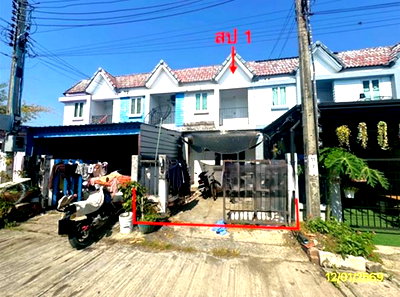 ทาวน์โฮม สมุทรปราการ : ทาวน์เฮ้าส์ 16 ตร.วา นันท์นภัส สมาร์ทโฮม บางบ่อ สมุทรปราการ 1.3M
