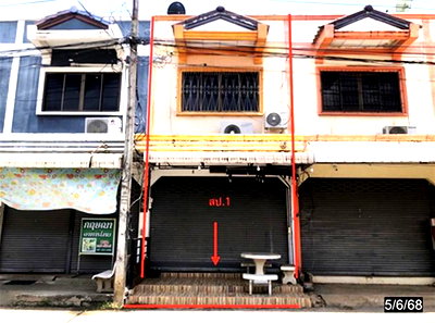 Shophouses for sale  Chumphae Technical College : SHOP HOUSE 18 Sq.w. Chum Phae Khon Kaen for 2.1M