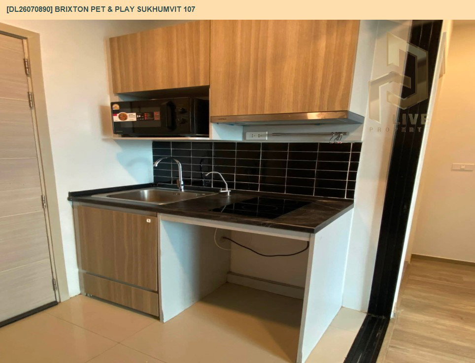 รูป DL26070890 ให้เช่าคอนโด บริกซ์ตัน เพ็ทแอนด์เพลย์ สุขุมวิท107 (BRIXTON Pet & Play Sukhumvit 107) ใกล้ BTS แบริ่ง พร้อมเข้าอยู่ โทรด่วน 0614453194 LineID @952jdxxk - รูปที่ 10/11
