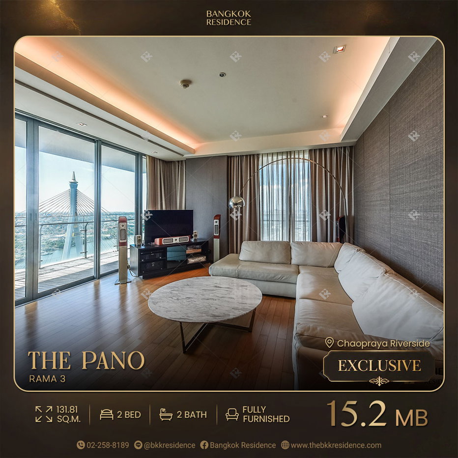 picture ð Iconic Riverfront Living at The Pano - Panoramic Chao Phraya Views near Bts Chong Nonsi - 1/20