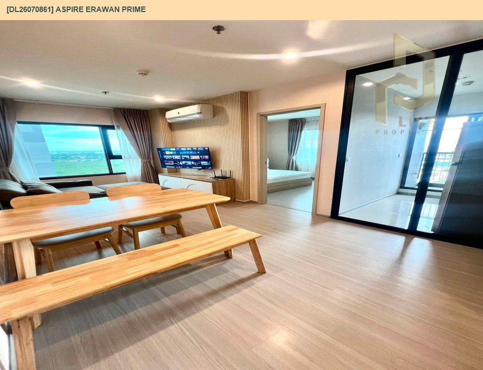 รูป DL26070861 ให้เช่าคอนโด แอสปาย เอราวัณ ไพร์ม (Aspire Erawan Prime) ใกล้ BTS ช้างเอราวัณ พร้อมเข้าอยู่ โทรด่วน 0653619502 LineID @952jdxxk - รูปที่ 3/7