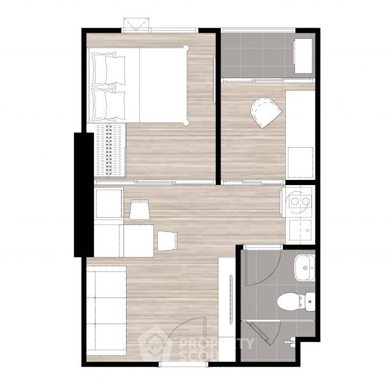 picture 21st-Floor 1-BR Condo At The Origin Ram 209 Interchange, Min Buri (ID 3093558) - 24/24