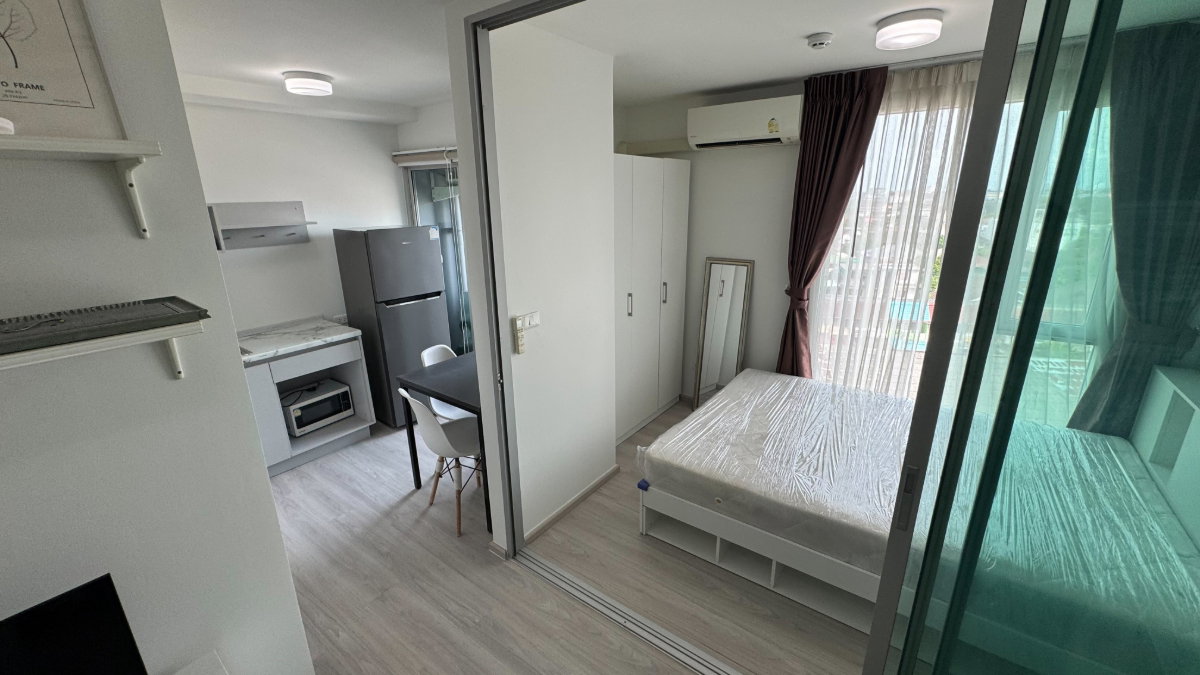 รูป  🏠 **เจ้าของปล่อยเช่าเอง | Plum Condo Ram60 Interchange** 23 ตรม. 🔥Renovate ใหม่ทั้งห้อง🔥ของครบจัดเต็ม Line @bzproperty - รูปที่ 13/62