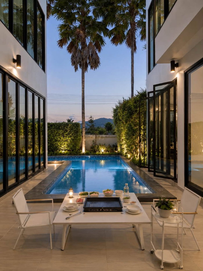 รูป ขาย | Modern Pool Villa 2 ชั้น พร้อมสระว่ายน้ำส่วนตัว เชียงราย 🏡🏊‍♂️✨  #5C2MG0554 - รูปที่ 15/18