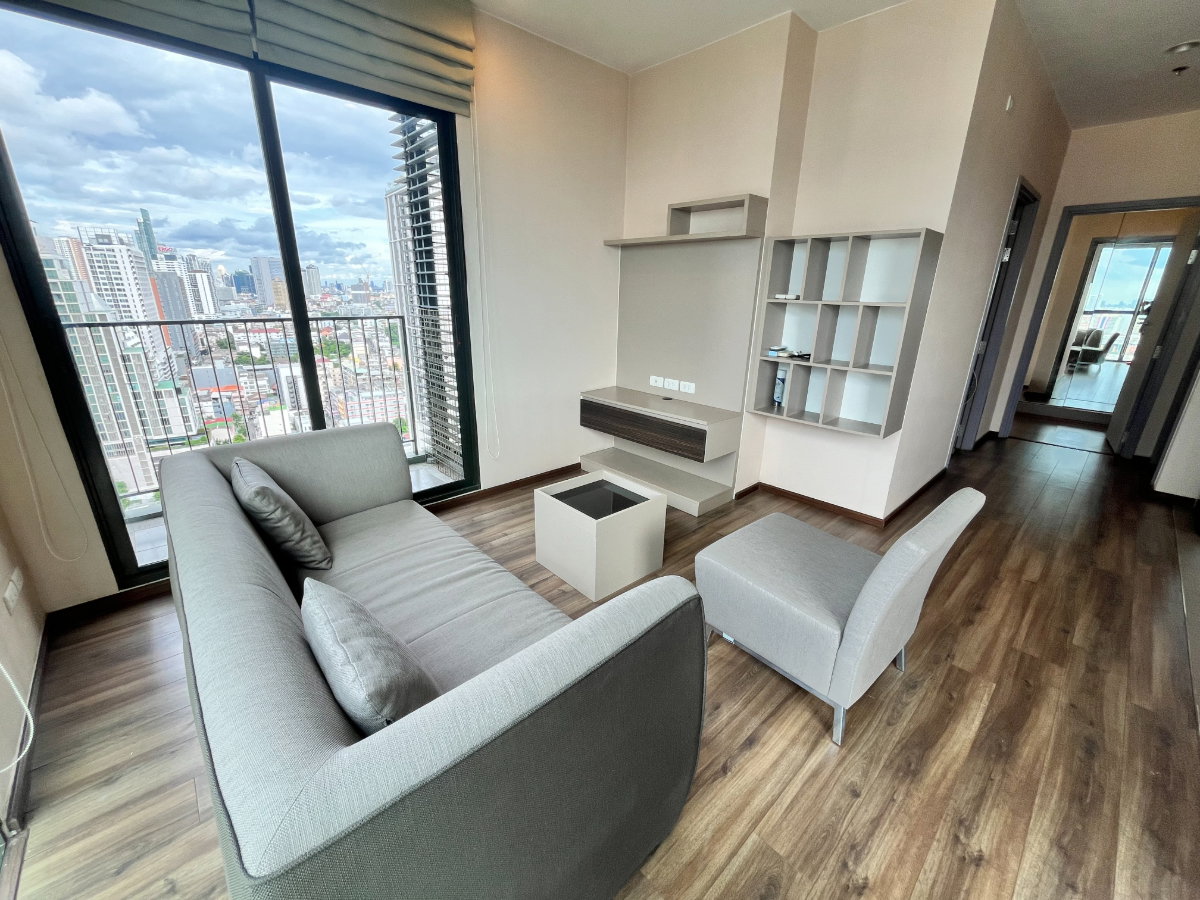 รูป คอนโด Teal Sathorn Taksin 2 ห้องนอน ห้องมุม ห้องรับแขกใหญ่ ติด BTS ราคาต่อรองได้ - รูปที่ 5/10