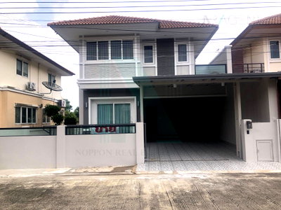 Houses for sale Sai Noi Nonthaburi : For Sell Twin house BAAN TERMRAK 3 BANGBUATHONG 2-story 3 bedroom 2 bathroom