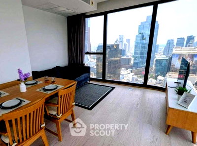 คอนโดให้เช่า : คอนโด 2 ห้องนอน 58 ตร.ม. ที่ Ashton Chula Silom ใกล้ MRT สามย่าน 100 ม. (ID 3091962)