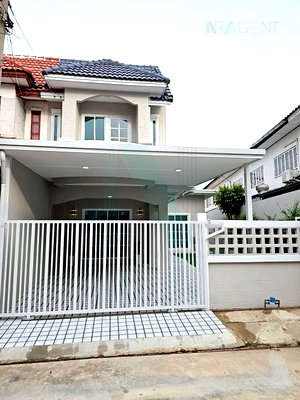 บ้านเดี่ยว รพ.กรุงไทย เวสเทิร์น : ขายบ้านแฝด โครงการ บ้านกานต์มณี 2 ชั้น 3 ห้องนอน 3 ห้องน้ำ