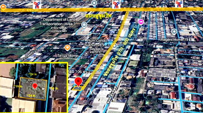Land for sale Soi Sukhumvit 101 : Land for sale sukhumvit 97/1 Near BTS Bang chak (Ref no. 00154522)