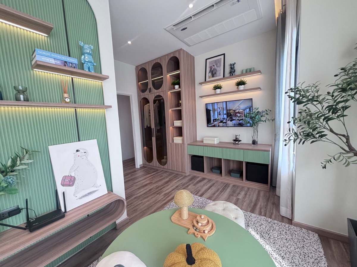 รูป ทาวน์โฮม 3.5 ชั้น พื้นที่ใช้สอยใหญ่เท่าบ้านเดี่ยว บนถนนวัชรพล ทำเลศักยภาพ - รูปที่ 4/11