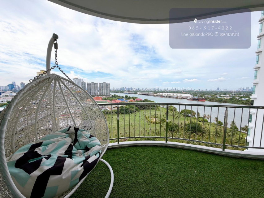 รูป P-1558🎉River View 3 Bed 3 Bath159.46 sqm. 15.99 MB🌈Supalai Riva Grande Rama 3 🎉0659174222 - รูปที่ 12/15