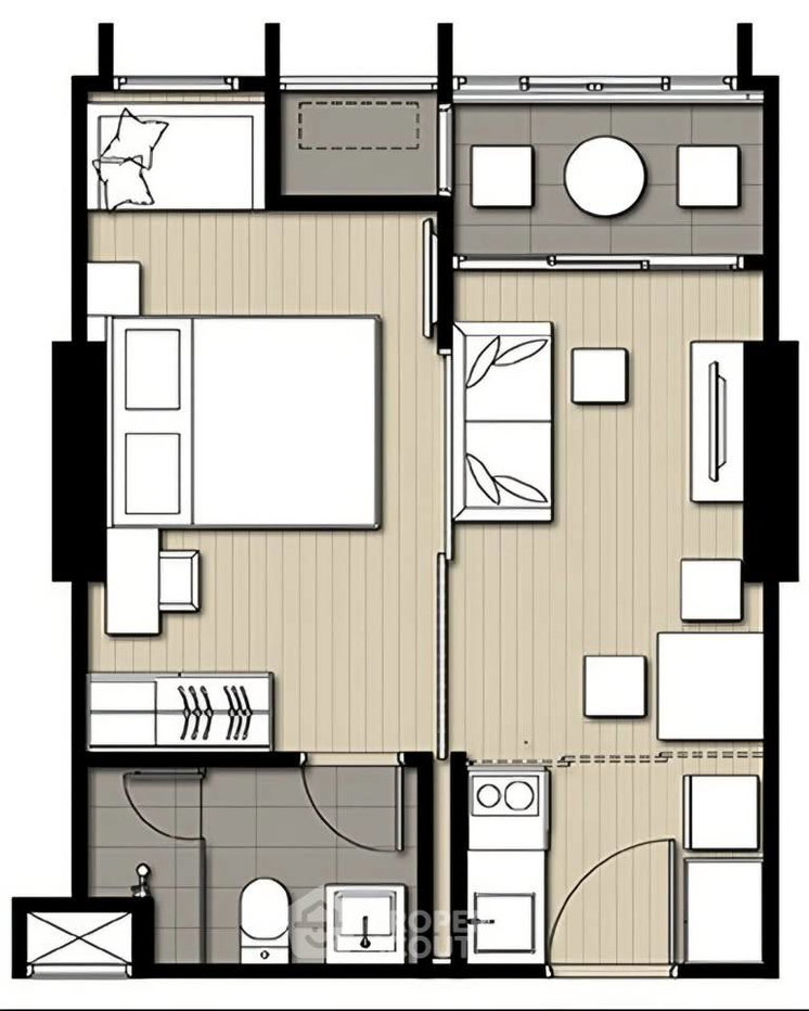 picture 1-BR Condo At Ideo Q Chula Samyan, 400m to MRT Sam Yan (ID 3092063) - 2/12