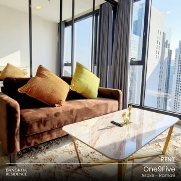 เช่าคอนโด 💙 One9Five Asoke - Rama9 1นอน 40ตร.ม. 29k 💚 ห้องสวย พร้อมเช่า ใกล้ MRT พระราม 9 