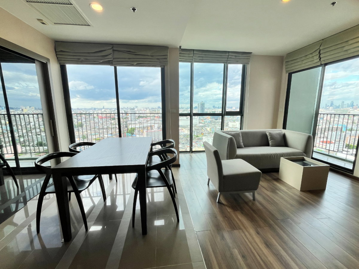 รูป คอนโด Teal Sathorn Taksin 2 ห้องนอน ห้องมุม ห้องรับแขกใหญ่ ติด BTS ราคาต่อรองได้ - รูปที่ 7/10