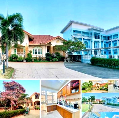 บ้านเดี่ยว เพชรบุรี : ขายบ้านชั้นเดียวพร้อมที่ดิน 323 ตารางวา  พื้นที่ใช้สอย 349 ตรม  ใกล้โรบินสัน สมอพลือ บ้านลาด เพชรบุรี