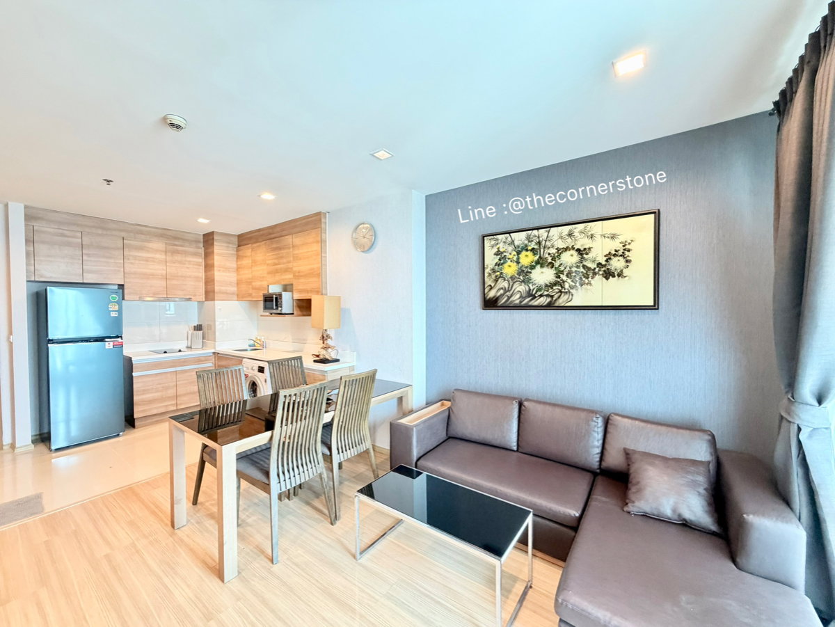 picture Ready to move in "𝐑𝐡𝐲𝐭𝐡𝐦 𝐑𝐚𝐭𝐜𝐡𝐚𝐝𝐚-𝐇𝐮𝐚𝐢𝐤𝐡𝐰𝐚𝐧𝐠“ 2 Bed 2 Bath Size 66 Sq.m. Near MRT-Huaikhwang - 5/17