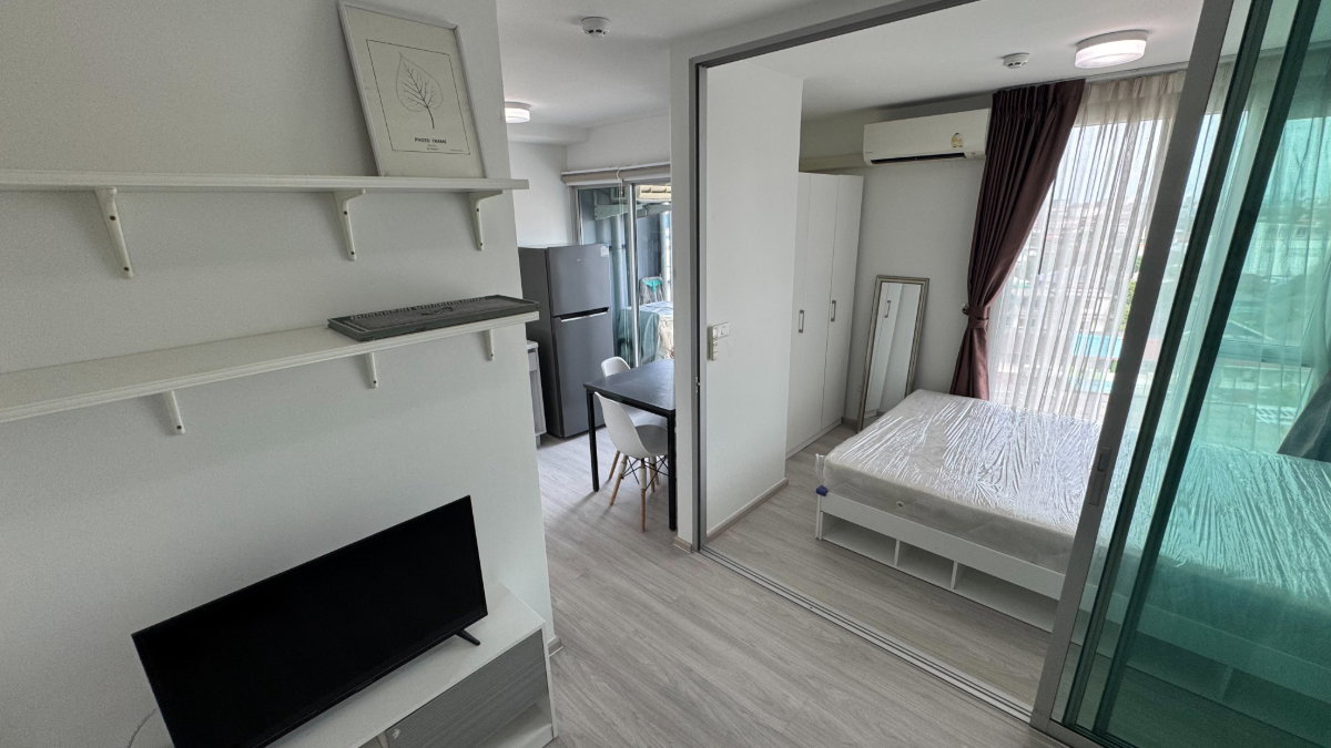 รูป  🏠 **เจ้าของปล่อยเช่าเอง | Plum Condo Ram60 Interchange** 23 ตรม. 🔥Renovate ใหม่ทั้งห้อง🔥ของครบจัดเต็ม Line @bzproperty - รูปที่ 6/62