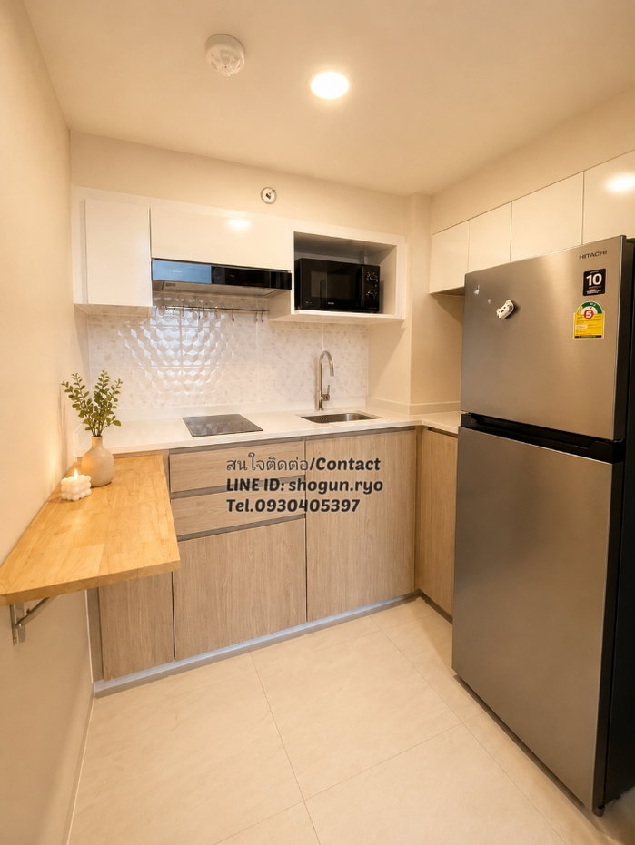รูป ห้องใหญ่สุด ✨Origin Plug & Play รามคำแหง Triple Station, หรูมีระดับ แต่งครบ 2 นอน 45 ตรม.ห้องมุม เครื่องใช้ไฟฟ้า/เฟอร์ครบ - รูปที่ 7/31