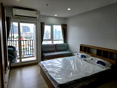 Condos for rent : 🎊 For Rent Condo SUPALAI VERANDA RAMKHAMHAENG Building B, Floor 9,Studio, Room size 28 sqm