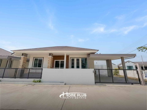  Single-Storey Modern Corner House for Sale – Thipphirum Project, Tha Pho Subdistrict, Mueang Phitsanulok, Phitsanulok Province