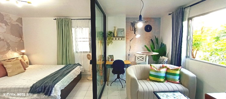 picture Short Rent near BTS Onnut Garden Canal View Fully Furnished Fully Equipped - 11/70