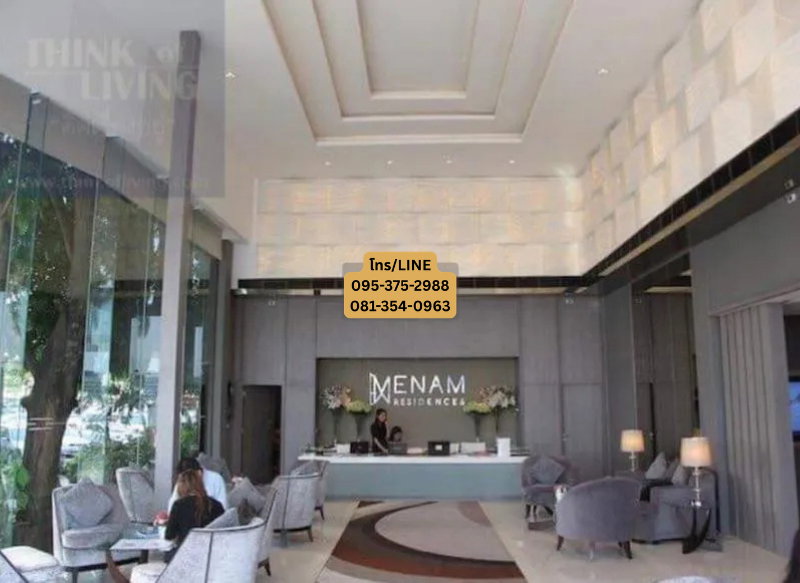 picture Rent | Menam Residences BTS | Saphan Taksin LINE/Tel 095-375-2988 - 4/10