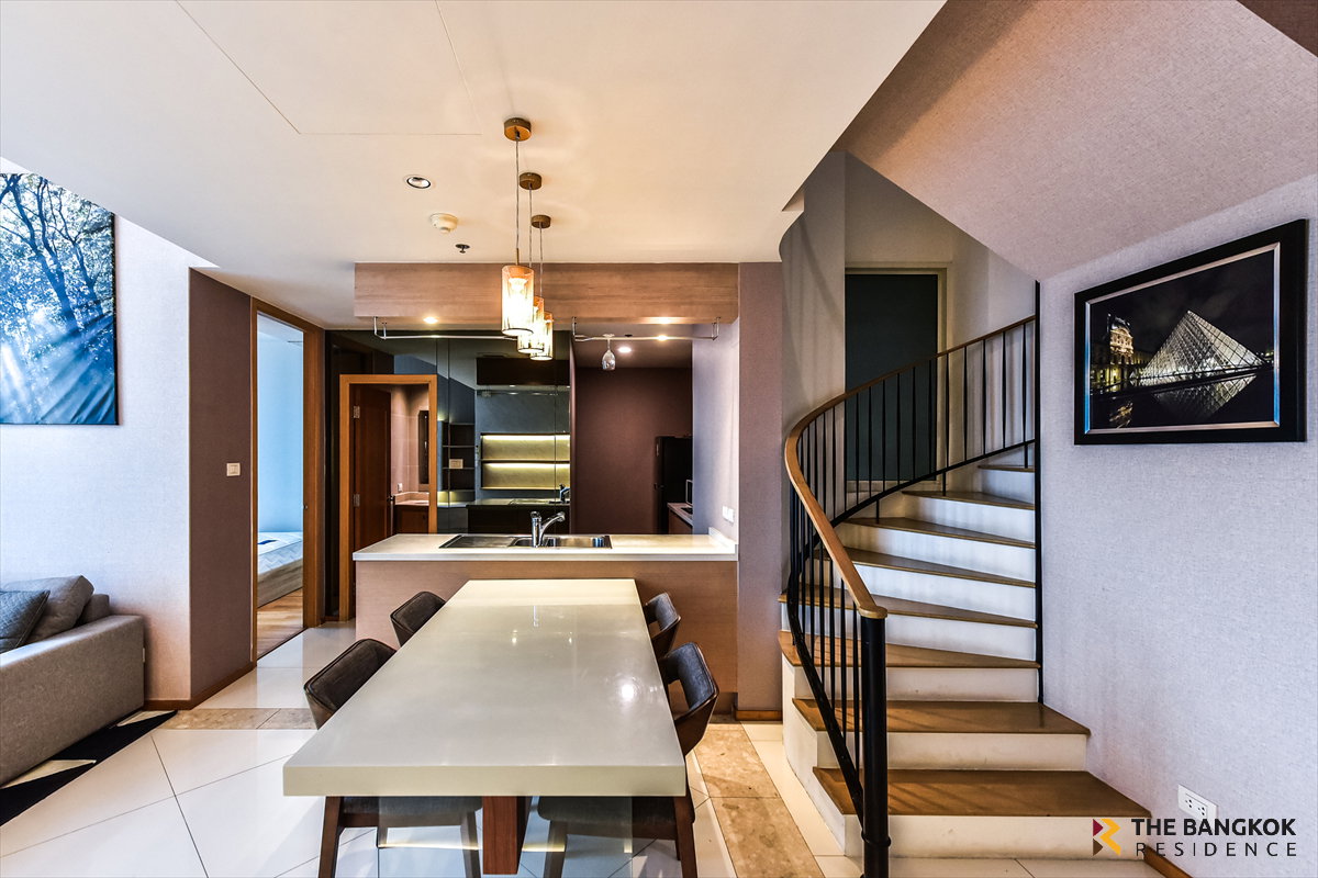 รูป เช่าคอนโด 💙 The Empire Place, Duplex 2นอน 107ตร.ม. 50k 💎 ยูนิตว่าง แต่งสวย ใกล้ BTS ช่องนนทรี  - รูปที่ 3/13