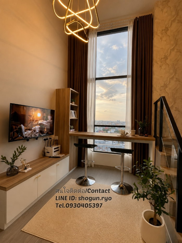 รูป ห้องใหญ่สุด ✨Origin Plug & Play รามคำแหง Triple Station, หรูมีระดับ แต่งครบ 2 นอน 45 ตรม.ห้องมุม เครื่องใช้ไฟฟ้า/เฟอร์ครบ - รูปที่ 1/31