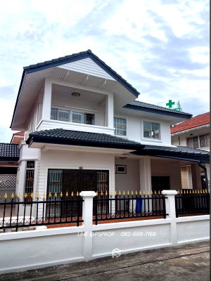 เช่าบ้านเดี่ยว ชลบุรี : บ้านเช่าอ่างศิลา ใกล้ถนนสุขุมวิท  หมู่บ้าน ปิยวัฒน์ ✅ พร้อมเข้าอยู่ #HR0086