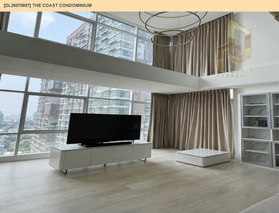 รูป DL26070857 ให้เช่าคอนโด เดอะ โคสต์ คอนโดมิเนียม (The Coast Condominium) ใกล้ BTS บางนา พร้อมเข้าอยู่ โทรด่วน 0638692663 LineID @952jdxxk - รูปที่ 2/10