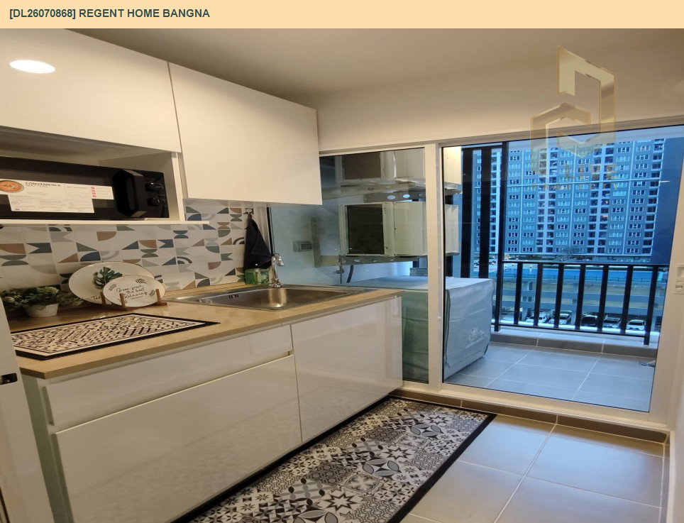 รูป DL26070868 ให้เช่าคอนโด รีเจ้นท์ โฮม บางนา (Regent home bangna) ใกล้ BTS บางนา พร้อมเข้าอยู่ โทรด่วน 0653619502 LineID @952jdxxk - รูปที่ 5/6