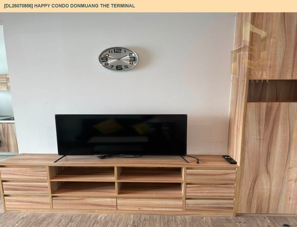 รูป DL26070856 ให้เช่าคอนโด แฮปปี้ คอนโด ดอนเมือง เดอะ เทอมินอล (Happy Condo Donmuang The Terminal) ใกล้ - พร้อมเข้าอยู่ โทรด่วน 0614453194 LineID @952jdxxk - รูปที่ 3/6