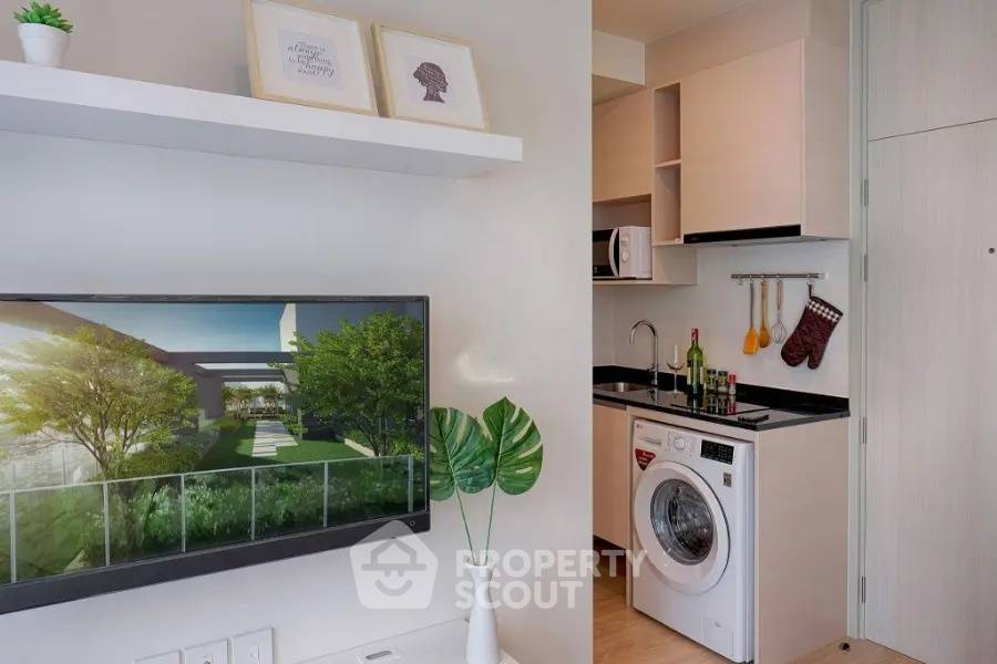 picture 1-BR Condo, Noble Revolve Ratchada 2, 18th-Floor Near MRT Thailand Cultural Centre (300m) (ID 2235233) - 12/12