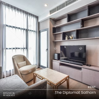 รูปภาพ เช่าคอนโด 🌆 The Diplomat Sathorn 1นอน 45.50ตร.ม. 30k ⚡️ ห้องสวย ราคาดี ใกล้ BTS สุรศักดิ์ 