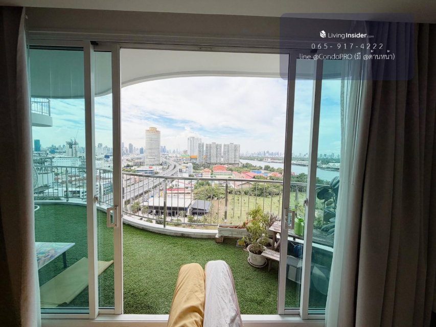 รูป P-1558🎉River View 3 Bed 3 Bath159.46 sqm. 15.99 MB🌈Supalai Riva Grande Rama 3 🎉0659174222 - รูปที่ 8/15