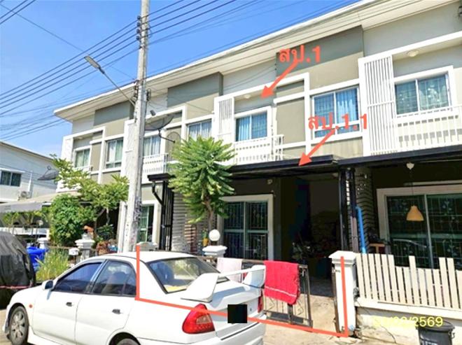 รูป ทาวน์เฮ้าส์ 16.2 ตร.วา เดอะซิตี้ นิรันดร์ วิลล์ 16 บางพลี สมุทรปราการ 1.8M - รูปที่ 3/14