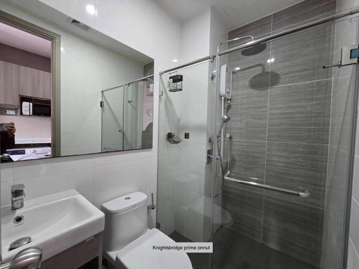 รูป 💮ให้เช่าคอนโด Knightsbridge Prime Onnut ใกล้ BTS Onnut 25 ตรม.ห้องสวย เฟอร์นิเจอร์ครบ เช่าเพียง 16500- - รูปที่ 8/16
