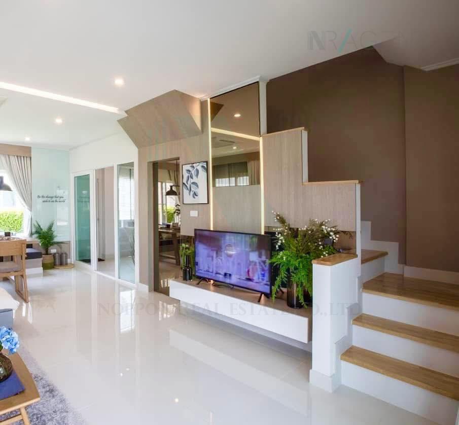 รูป ขายบ้านแฝด โครงการ ศุภาลัย โมด้า ปิ่นเกล้า-พุทธมณฑล สาย 3 2 ชั้น 3 ห้องนอน 2 ห้องน้ำ - รูปที่ 2/8