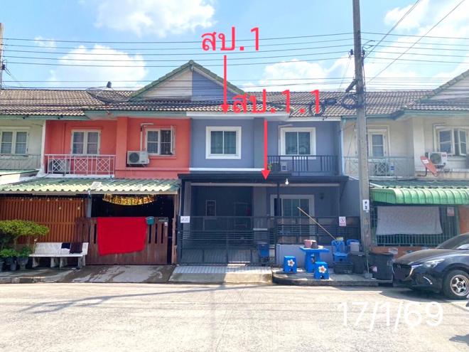 ขายทาวน์โฮม : ทาวน์เฮ้าส์ 18 ตร.วา บ้านพฤกษา 25 บางใหญ่ นนทบุรี 1.9M