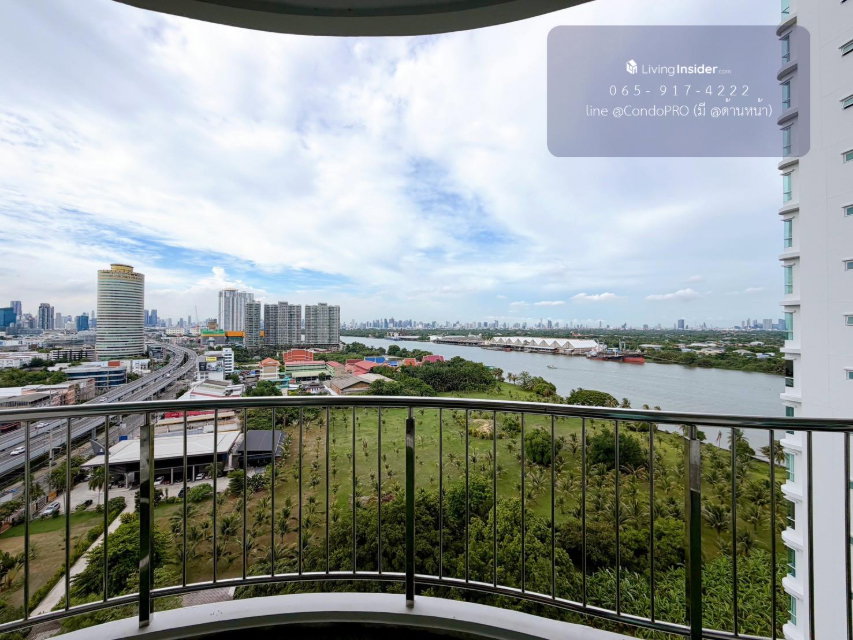 รูป P-1558🎉River View 3 Bed 3 Bath159.46 sqm. 15.99 MB🌈Supalai Riva Grande Rama 3 🎉0659174222 - รูปที่ 13/15