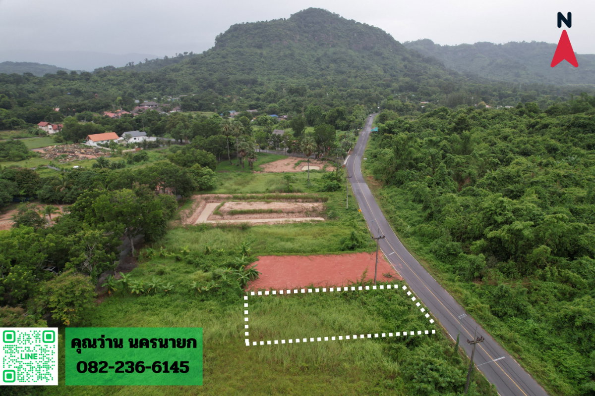 รูป ขายที่ดิน 107 ตารางวา โฉนดครุฑแดง ต.พรหมณี ติดถนนหลวง วิวเขาชัด - รูปที่ 20/20