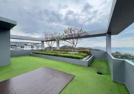 รูป ให้เช่าคอนโด ซีฮิว( Sea hill ) ห้องใหญ่หัวมุม ชั้น12 ศรีราชา - รูปที่ 6/12