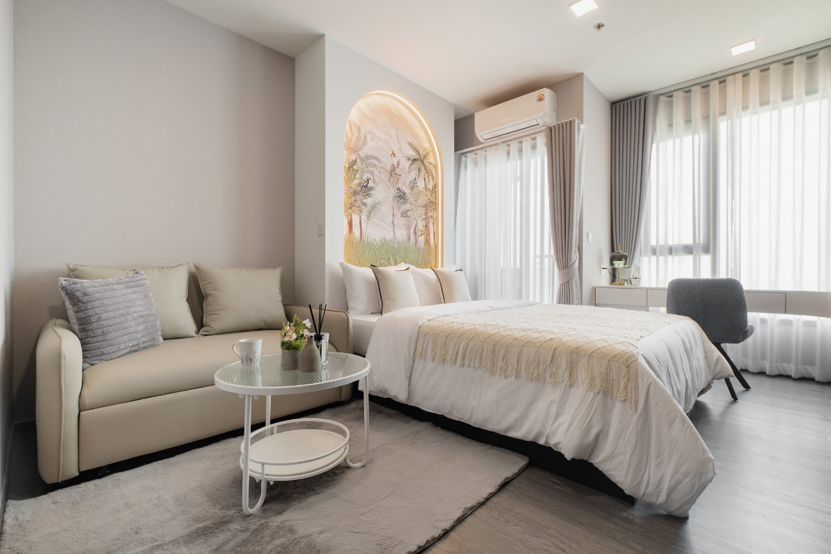 รูป 🏡 ให้เช่า Modiz Avantgarde 12,500฿💖 ✨ ชั้น 27 ตกแต่งสวยมากกกกกกก ✅️ พร้อมเข้าอยู่ - รูปที่ 2/14