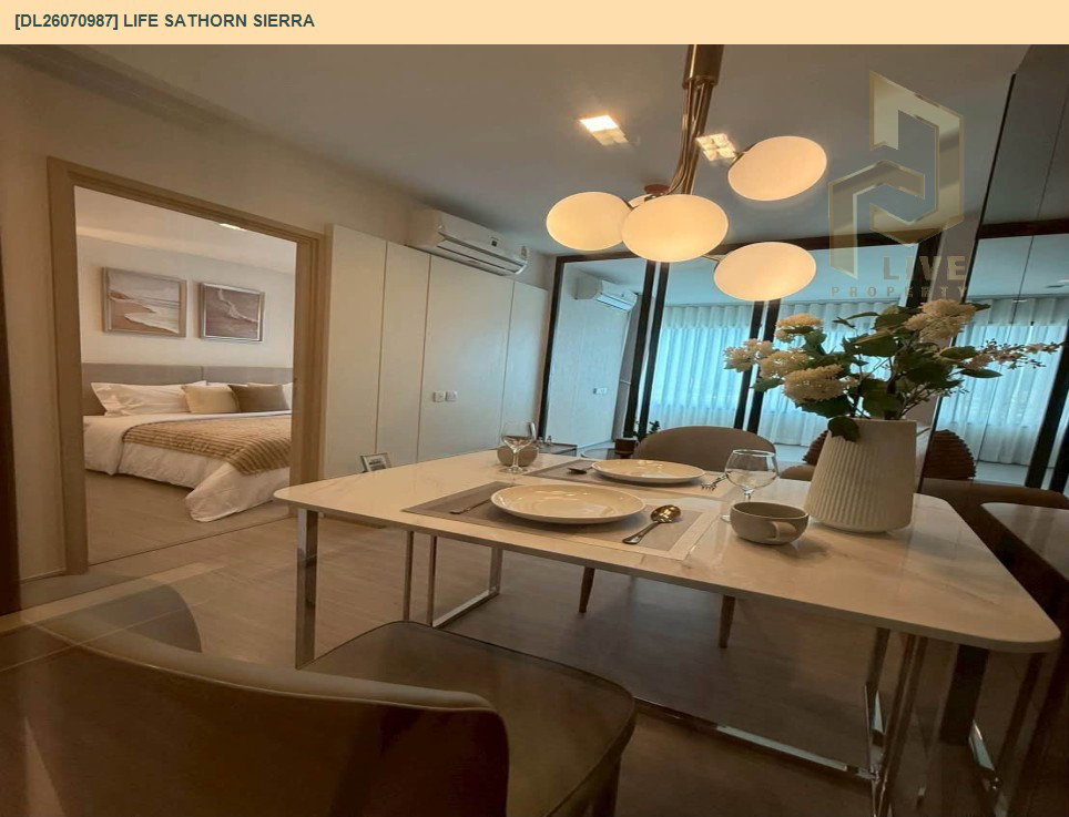 รูป DL26070987 ให้เช่าคอนโด ไลฟ์ สาทร เซียร์รา (Life Sathorn Sierra) ใกล้ BTS ตลาดพลู พร้อมเข้าอยู่ โทรด่วน 0638692663 LineID @952jdxxk - รูปที่ 7/7