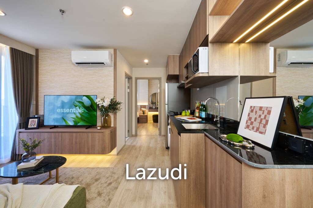 รูป 42.96 sqm high-floor 2 bed condo at Ideo Mobi Sukhumvit East Point Bangna - รูปที่ 2/12