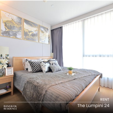 เช่าคอนโด 🌆 The Lumphini 24, 2นอน 55ตร.ม. 55k 💎 ยูนิตว่าง พร้อมนัดชม ใกล้ BTS พร้อมพงษ์
