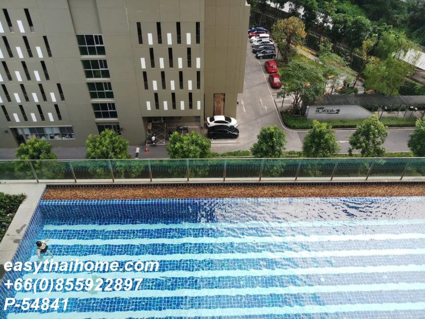 รูป P-54841 | โนเบิล รีวอลฟ์ รัชดา 🔥✨ คอนโดให้เช่า 1 ห้องนอน วิวสระว่ายน้ำ เฟอร์นิเจอร์ครบ พร้อมเครื่องซักผ้า ใกล้ MRT ศูนย์วัฒนธรรมแห่งประเทศไทย - รูปที่ 5/14